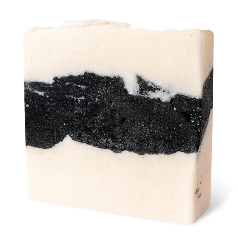 Sea Salt and Charcoal Exfoliating Handmade Bar Soap Sea Salt and Charcoal Exfoliating Handmade Bar Soap